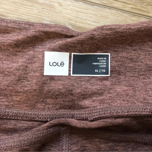 Lole Peppercorn Heather Half Moon Joggers Size XL NWT - Picture 7 of 11